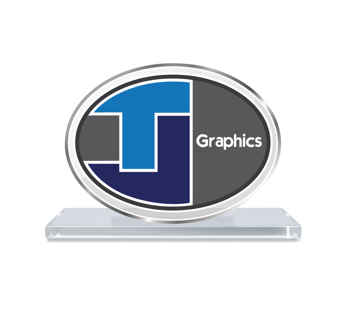 Acrylic Display with Base (Call us for a Quote) – TJ Graphics PR